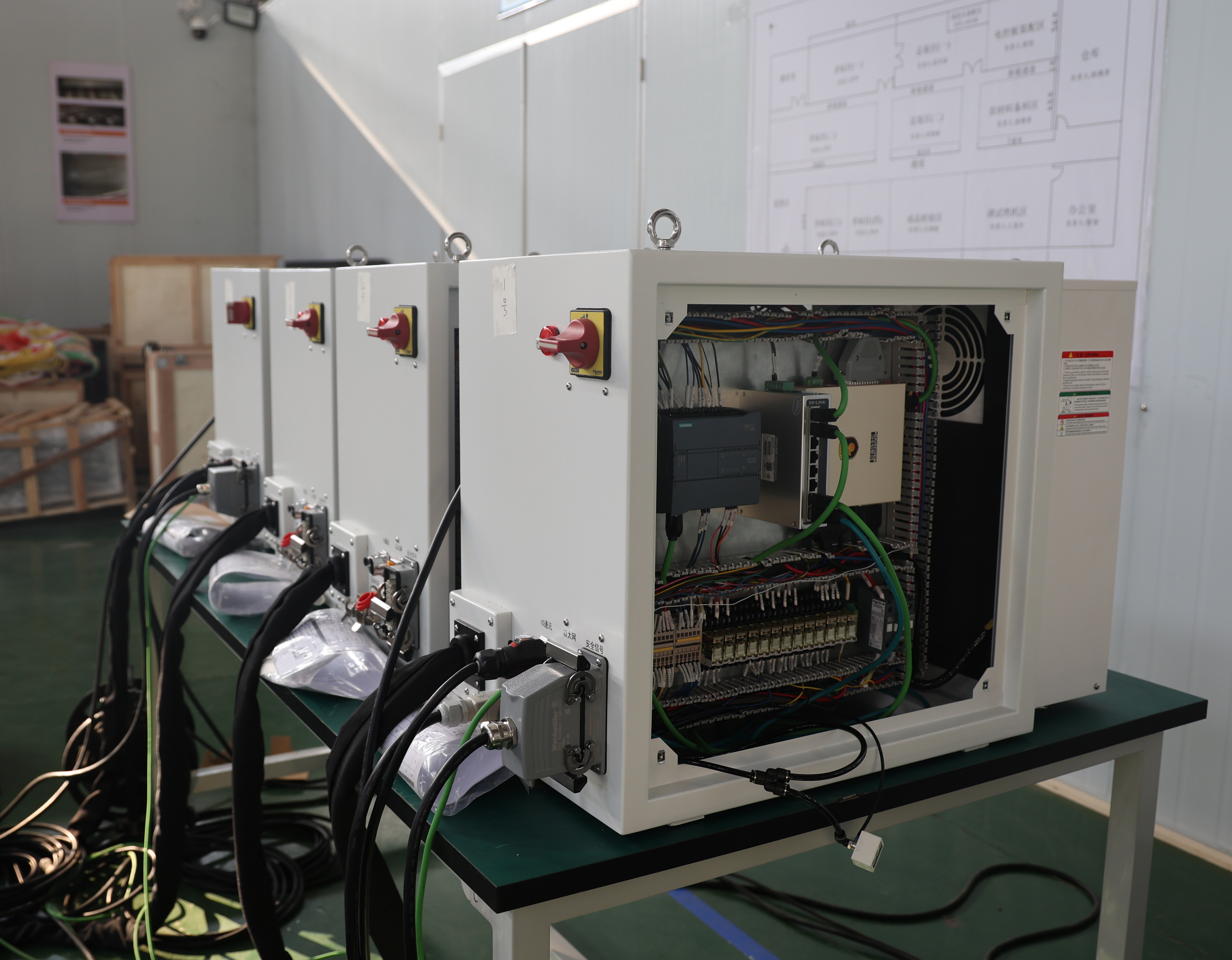 Complete set of laser coding machine equipment